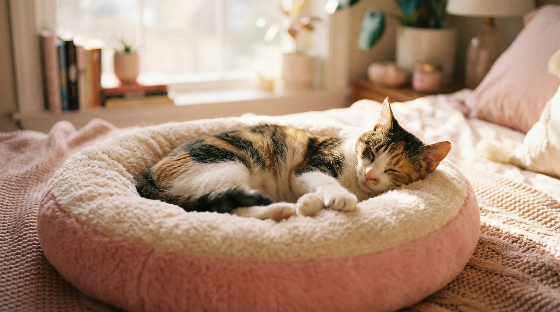 三花猫安静入睡 - 小保姆的疯狂